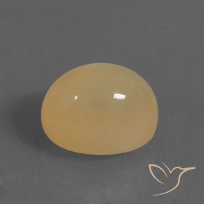 Piedra de luna dorado natural de 8,64 ct, corte óvalo, translúcido
