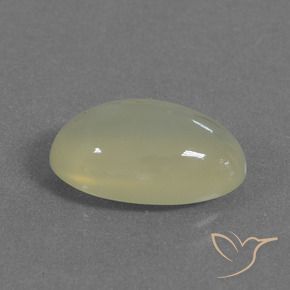 Piedra de Luna Amarillo medio natural de 5.56 ct, Ovalada, Translúcido