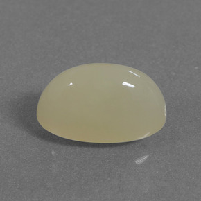 Piedra de Luna Amarillo medio natural de 5.86 ct, Corte Óvalo, Translúcido
