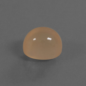 Piedra de luna naranja natural de 4,67 ct, corte óvalo, translúcido