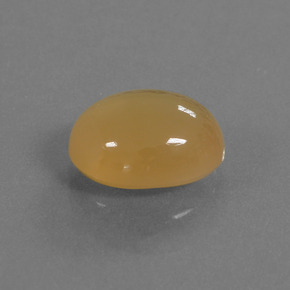 Piedra de luna dorado natural de 3,84 ct, corte óvalo, translúcido