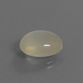 Piedra de luna dorado natural de 4,42 ct, corte óvalo, translúcido