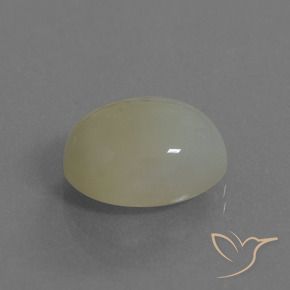 Piedra de Luna Marrón terroso natural de 5.44 ct, Ovalada, Translúcido