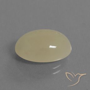 Piedra de Luna Marrón pálido natural de 5.89 ct, Ovalada, Translúcido