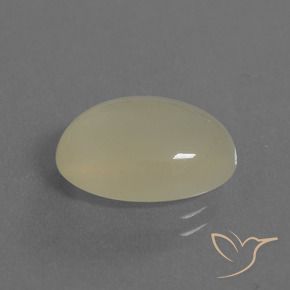 Piedra de Luna Amarillo claro natural de 5.67 ct, Ovalada, Translúcido