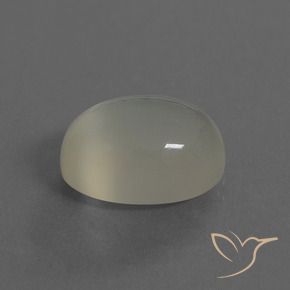Piedra de Luna Amarillo claro natural de 7.56 ct, Ovalada, Translúcido