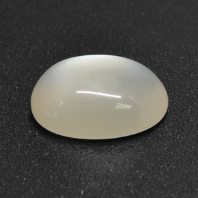 Piedra de luna blanco natural de 2,78 ct, corte óvalo, translúcido