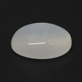 Piedra de luna blanco natural de 3,76 ct, corte óvalo, translúcido