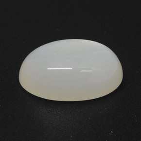 Piedra de luna blanco natural de 3,82 ct, corte óvalo, translúcido