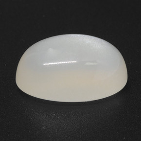 Piedra de luna blanco natural de 4,94 ct, corte óvalo, translúcido