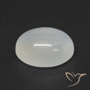 Piedra de luna blanco natural de 4,02 ct, corte óvalo, translúcido