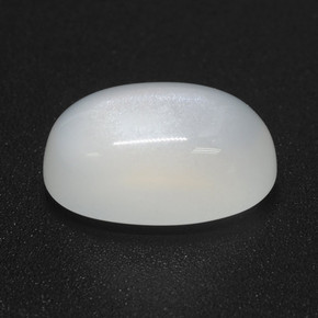 Piedra de luna blanco natural de 4,99 ct, corte óvalo, translúcido