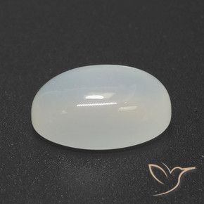 Piedra de luna blanco natural de 4,23 ct, corte óvalo, translúcido