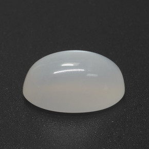 Piedra de luna blanco natural de 4,23 ct, corte óvalo, translúcido