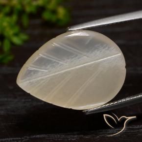 Piedra de Luna Marrón nuez claro natural de 14.13 ct, Elegante, Translúcido