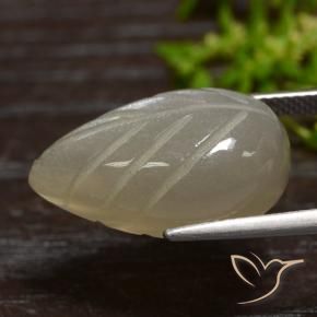 Piedra de Luna Marrón café claro natural de 12.55 ct, Elegante, Translúcido