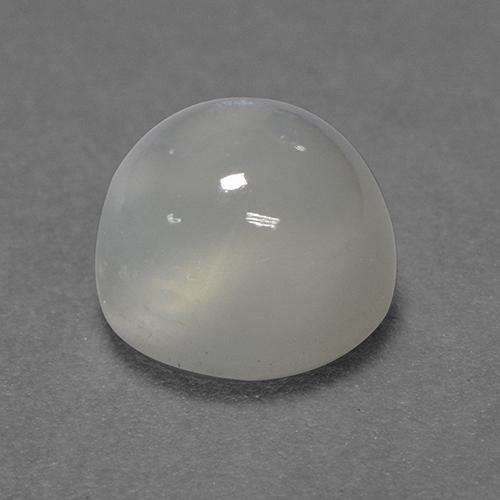 Piedra de Luna Blanco cálido natural de 1.93 ct, Corte Redondo, Transparente