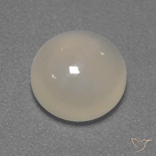 1.48ct Natural Crema Piedra de Luna, Redondo, Transparente