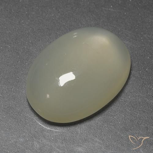 5.22ct Natural Amarillo claro Piedra de Luna, Ovalada, Transparente