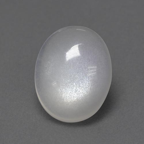 Piedra de Luna Blanco natural de 2.24 ct, Corte Óvalo, Transparente