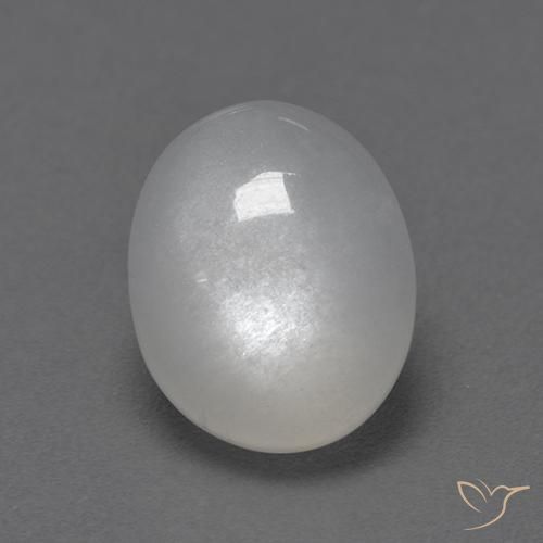 2.72ct Natural Blanco Piedra de Luna, Ovalada, Transparente