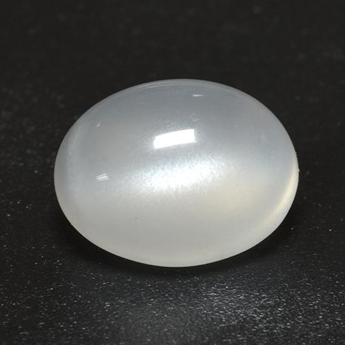 Piedra de Luna Blanco crema natural de 2.55 ct, Corte Óvalo, Transparente