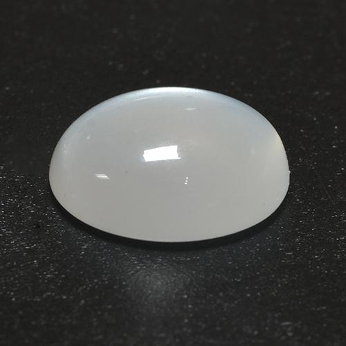 Piedra de Luna Blanco crema natural de 2.55 ct, Corte Óvalo, Transparente