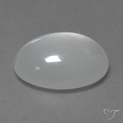 Piedra de Luna Blanco natural de 2.81 ct, Corte Óvalo, Transparente