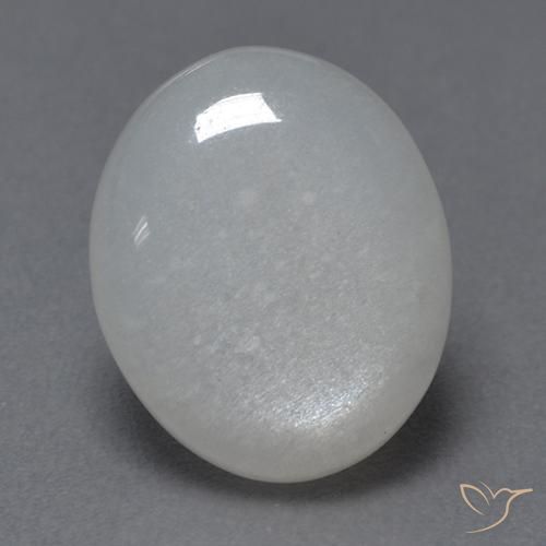 2.72ct Natural Blanco Piedra de Luna, Ovalada, Transparente