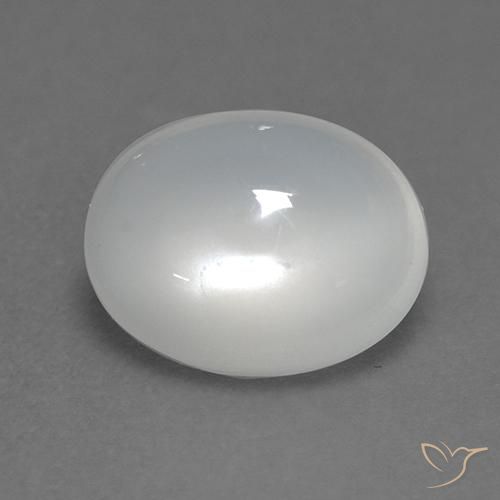 Piedra de Luna Blanco translúcido natural de 1.88 ct, Corte Óvalo, Transparente