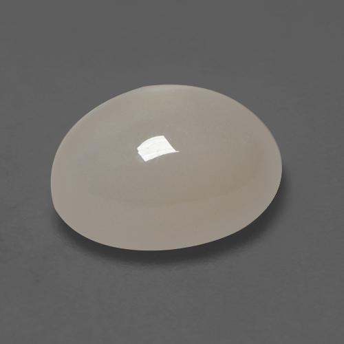 Piedra de luna blanco natural de 2,22 ct, corte óvalo, translúcido
