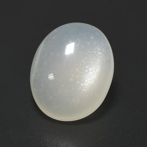 Piedra de luna blanco natural de 2,85 ct, corte óvalo, translúcido