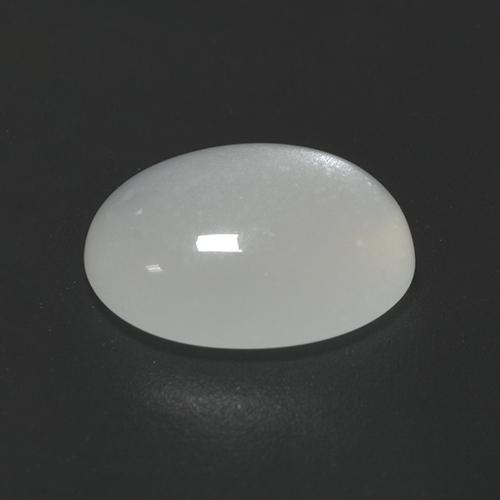 Piedra de luna blanco natural de 2,85 ct, corte óvalo, translúcido