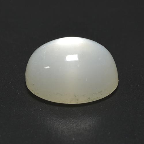 Piedra de Luna Blanco apagado natural de 2.36 ct, Corte Óvalo, Translúcido