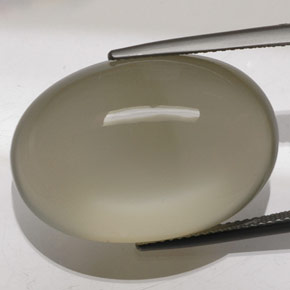 Piedra de Luna Crema natural de 41.03 ct, Corte Óvalo, Transparente