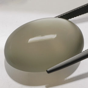 Piedra de Luna Crema natural de 41.03 ct, Corte Óvalo, Transparente