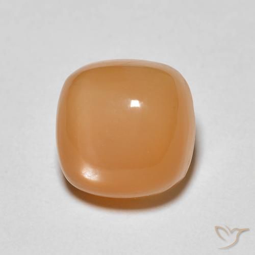 1.88ct Natural Medium Light-Orange Piedra de Luna, Forma Cojín, Opaco