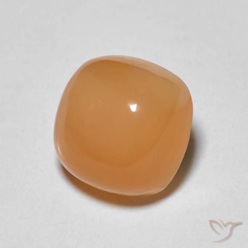 Piedra de Luna Medium Light-Orange natural de 1.88 ct, Forma Cojín, Opaco