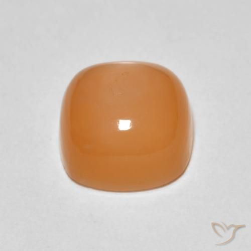 Piedra de Luna Medium Light-Orange natural de 1.88 ct, Forma Cojín, Opaco