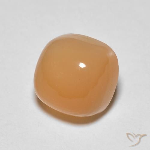 Piedra de Luna Dorado naranja natural de 2.05 ct, Forma Cojín, Translúcido