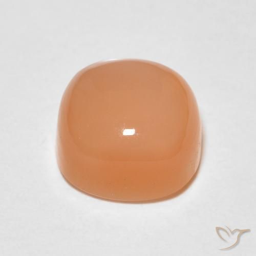 Piedra de Luna Naranja cantaloupe natural de 1.97 ct, Forma Cojín, Translúcido