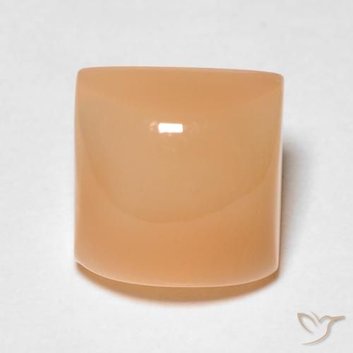 2.58ct Natural Medium Light-Orange Piedra de Luna, Cuadrado, Translúcido, Photo A