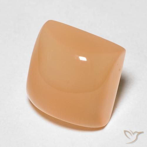 Piedra de Luna Medium Light-Orange natural de 2.58 ct, Cuadrado, Translúcido