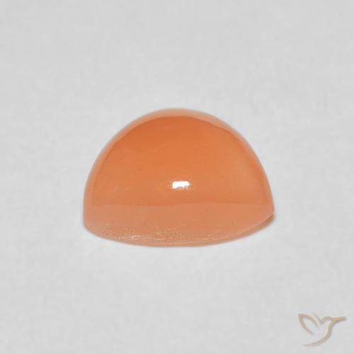 Piedra de Luna Naranja claro natural de 1.40 ct, Trillón, Translúcido
