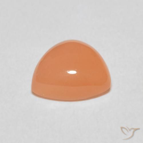 Piedra de Luna Naranja durazno natural de 1.77 ct, Trillón, Translúcido