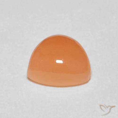 Piedra de Luna Naranja melocotón vívido natural de 1.83 ct, Trillón, Translúcido