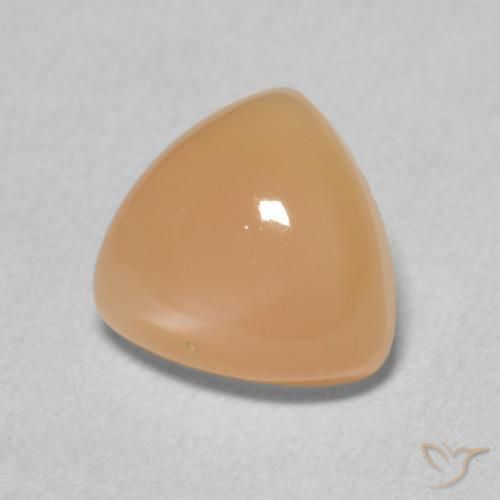 Piedra de Luna Naranja cantaloupe natural de 1.67 ct, Trillón, Translúcido