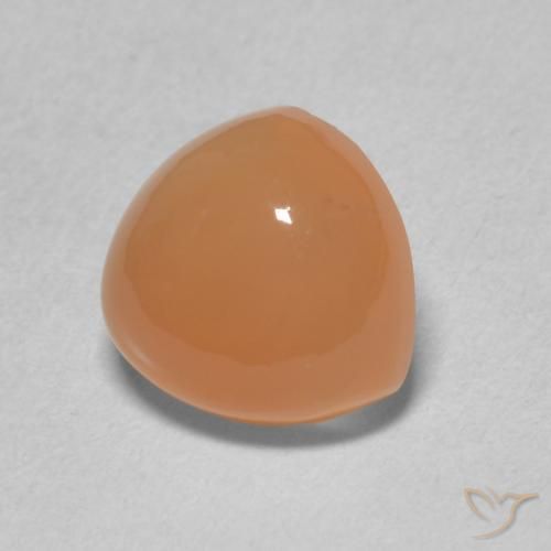 Piedra de Luna Naranja durazno natural de 2.04 ct, Trillón, Translúcido
