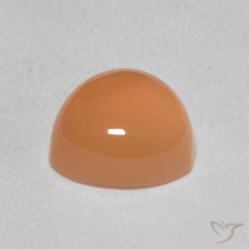 Piedra de Luna Naranja durazno natural de 2.04 ct, Trillón, Translúcido