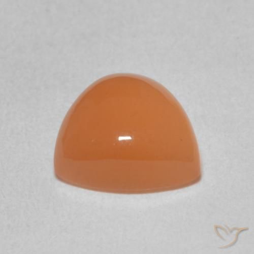 Piedra de Luna Naranja claro natural de 1.92 ct, Trillón, Translúcido